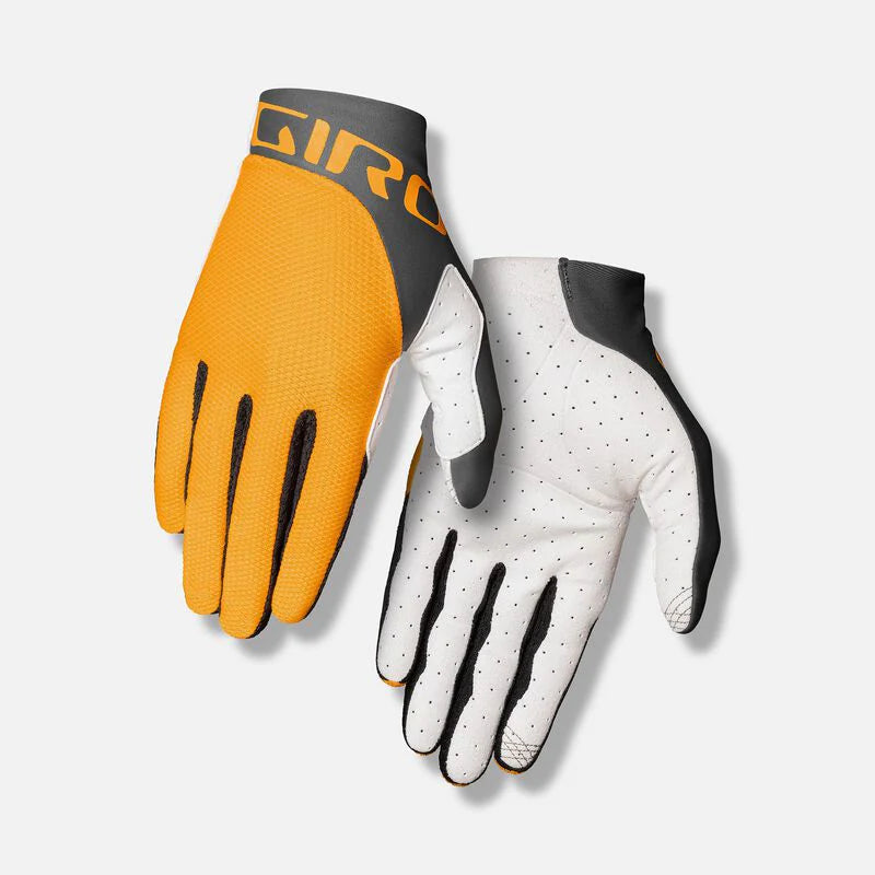 GIRO Trixter Kids Gloves-Glaze Yellow/Portaro Gray