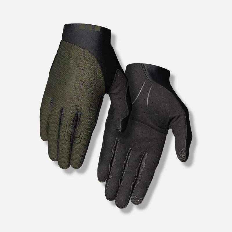 GIRO Trixter long finger Kids gloves-Olive olive green