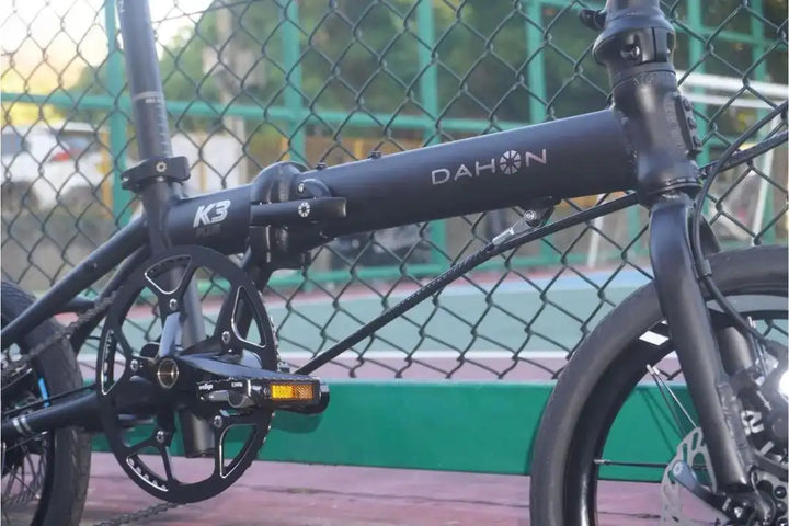 DAHON K3 PLUS 9-wave folding bike-KAA693-16"-matte black special edition (retractable front column-inward folding version-vest line) 28GOODS