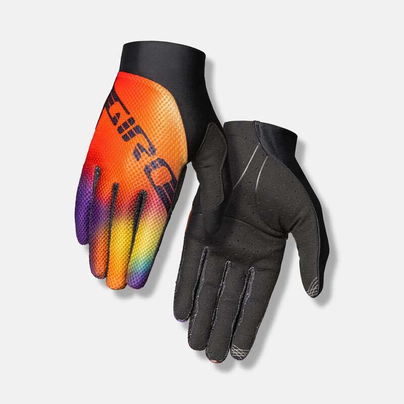 GIRO Trixter long finger Kids gloves-Blur orange fantasy color
