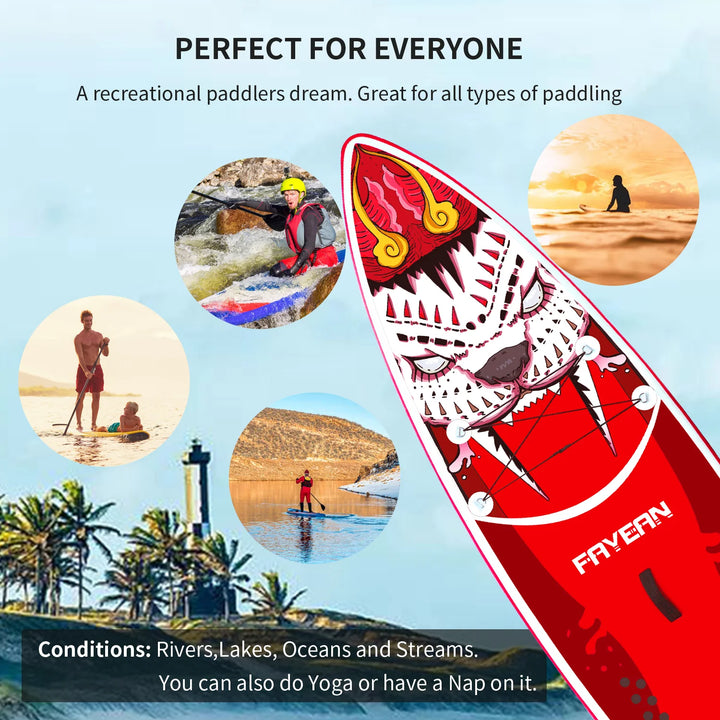 Tiger red 10‘9‘’ Paddle Board 28GOODS