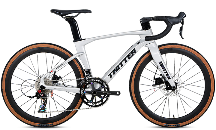 Twitter Freedom-Disc Carbon Fiber 24" Wheel Road Bike 28GOODS