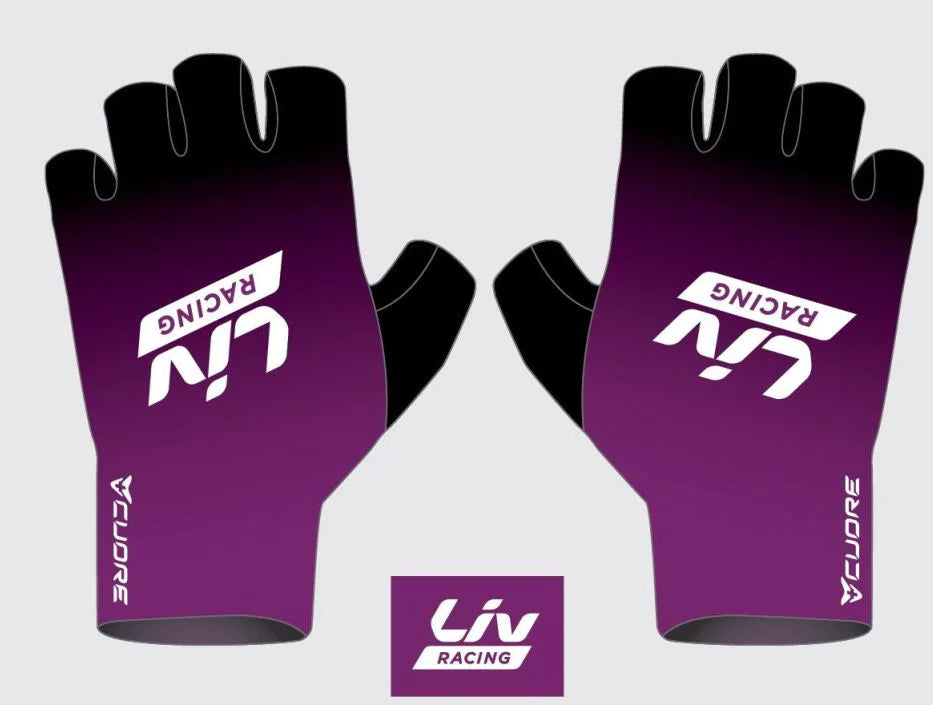 LIV RACING WORLDTEAM AERO short finger gloves~Purple