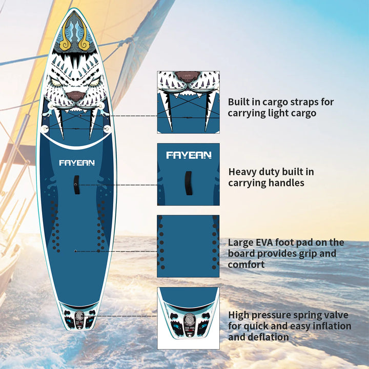Tiger blue 10'9'' Paddle Board 28GOODS