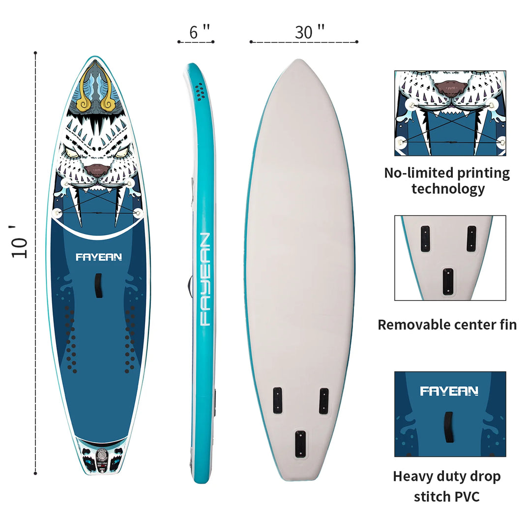 Tiger blue 10'9'' Paddle Board