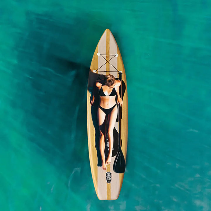 Wood Grain Footprints 11' Paddle Board 28GOODS