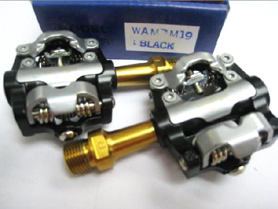 wellgo clipless pedals Wellgo Wam M-19 Clipless Pedals (9/16" )TI