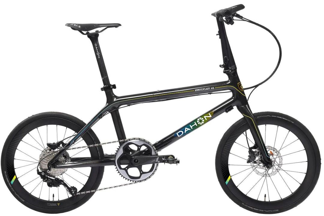 DAHON 40th Anniversary Edition Carbon Fiber Folding Bike-ODB015-20" BLACK