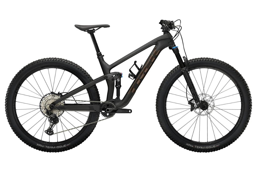 TREK 2023 Top Fuel 9.7 SLX/XT carbon fiber front and rear suspension bike-Matte Raw Carbon black Mountain Bike 28GOODS, HK Bicycle, Hong Kong Bike