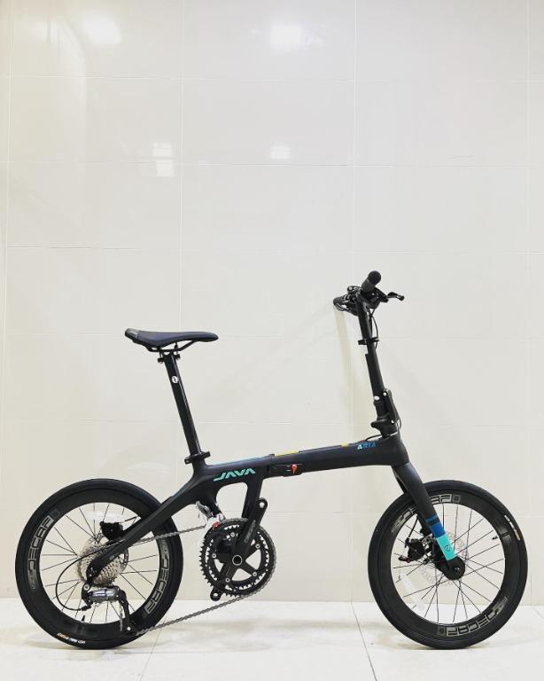 Java Aria 20" 406 Carbon Folding Bike Shimano 18 Speeds Disc Brake 28GOODS