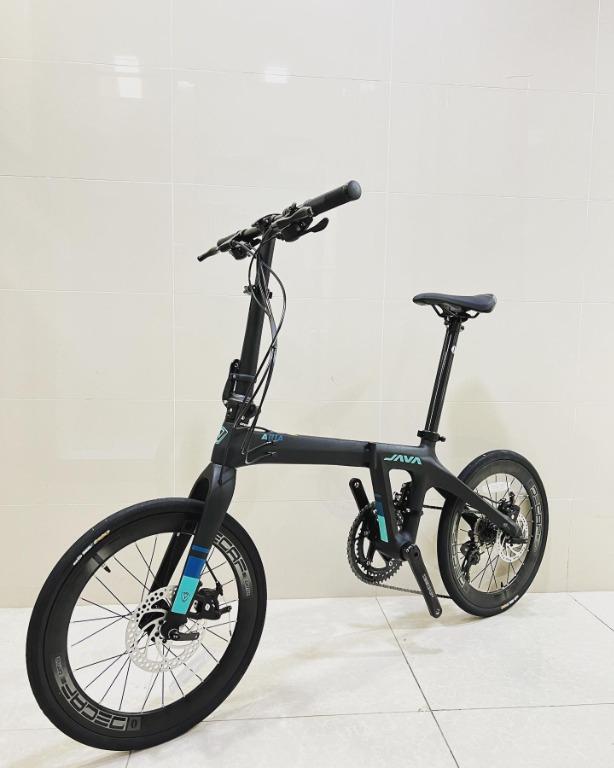 Java Aria 20" 406 Carbon Folding Bike Shimano 18 Speeds Disc Brake 28GOODS