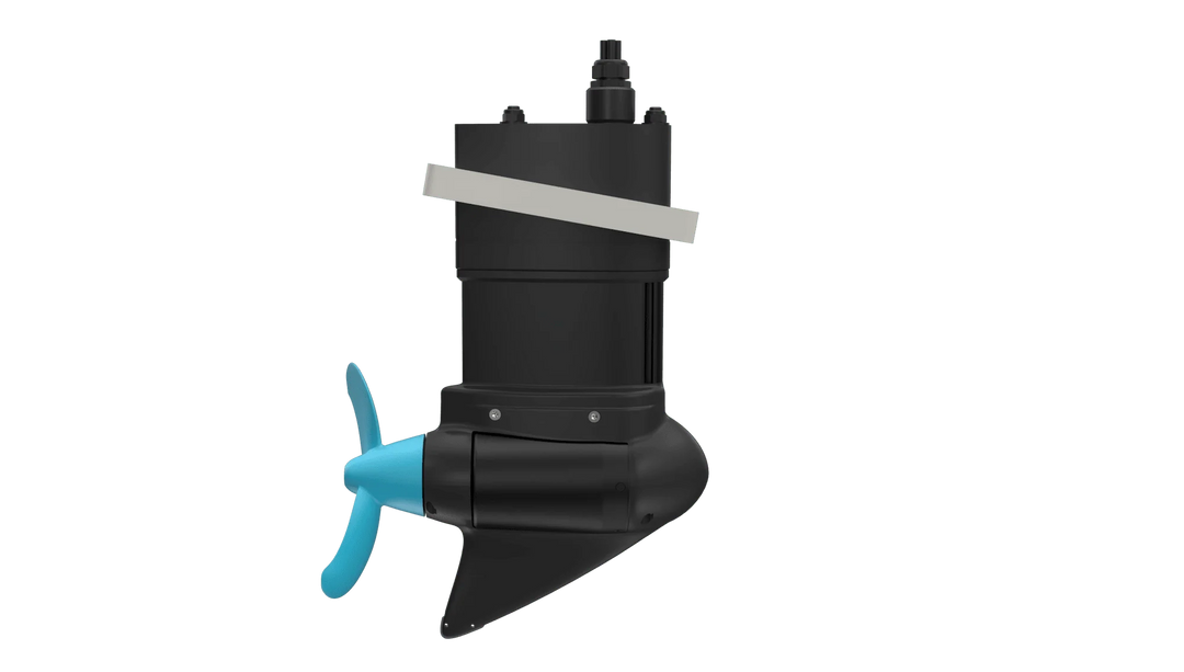 TEMO POD 1000 fixed electric pod drive, 1.3 kW, for through-hull installation