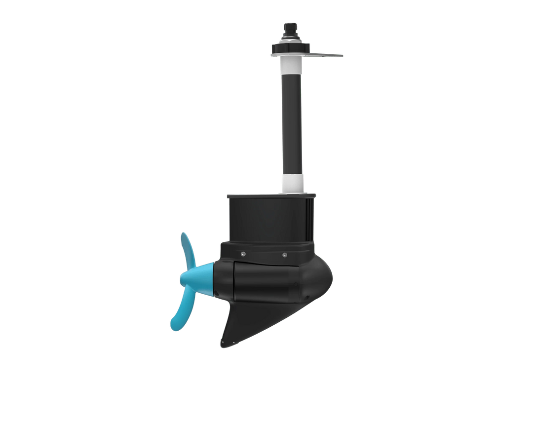TEMO POD 1000 rotating electric pod drive, 1.3 kW, steerable through-hull unit