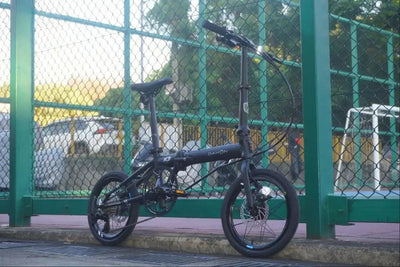 DAHON K3 PLUS 9-wave folding bike-KAA693-16"-matte black special edition (retractable front column-inward folding version-vest line)