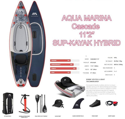 2022 New 2in1 Aqua Marina SUP Kayak hybrid 11'2"