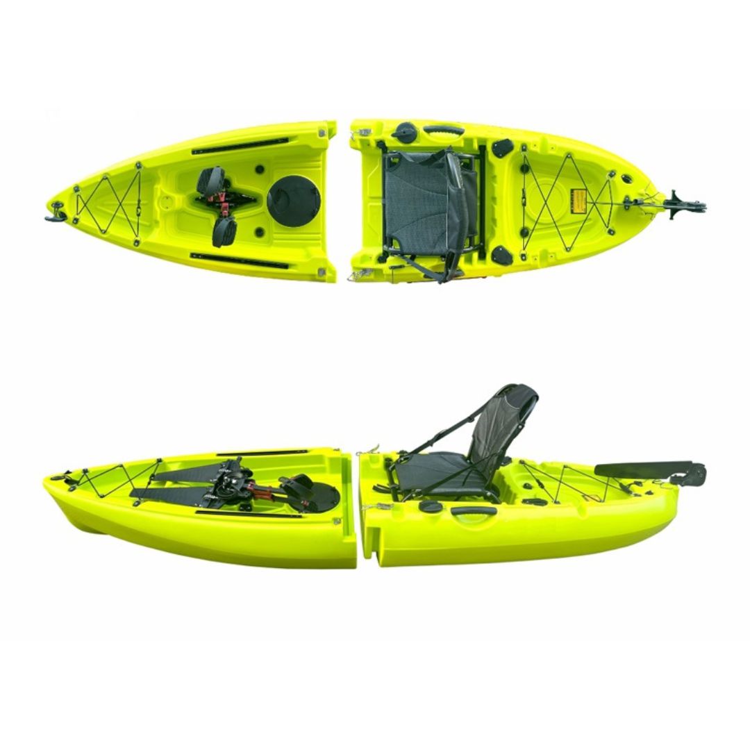 Sit-on-Top Modular Pedal Kayak - 2.7m solo / 4.18m double
