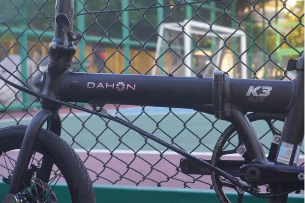 DAHON K3 PLUS 9-wave folding bike-KAA693-16"-matte black special edition (retractable front column-inward folding version-vest line)