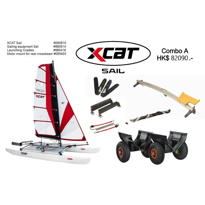 XCAT Sail Mobile sailing catamaran Boat weight only 75 kg