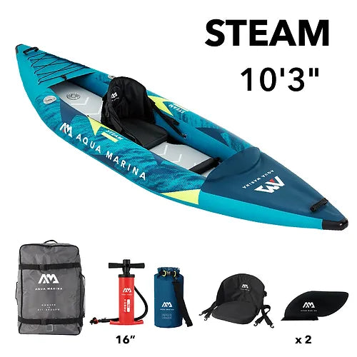 2023 Aqua Marina STEAM 1 person inflatable kayak STEAM-312