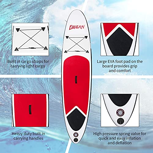 Whale red 10' x 28"x 6" Paddle Board