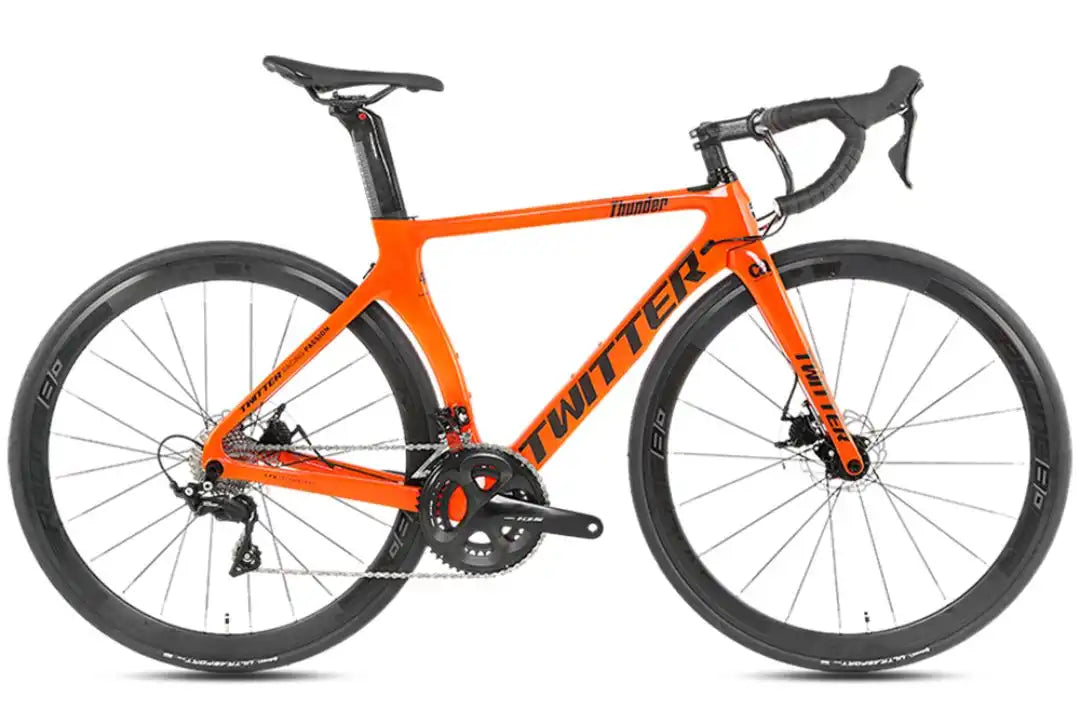 自転車本体 TW lTTER Twitter Thunder-Disc Carbon Fiber Road Bike