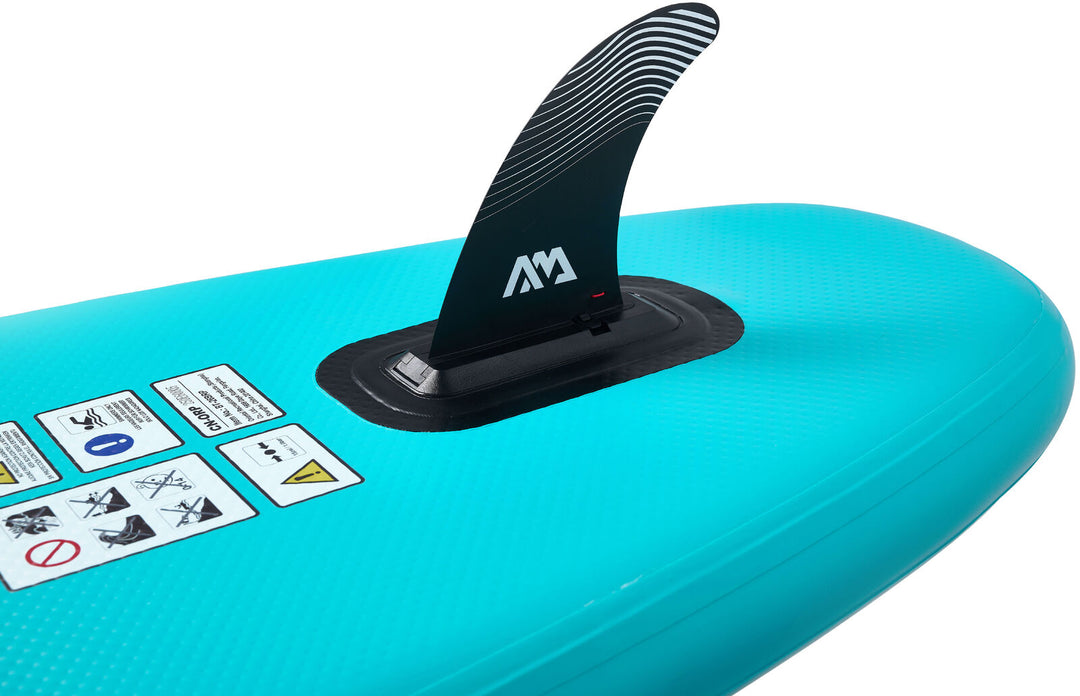 Removable slide-in centre fin fitted to the underside of the Aqua Marina Breeze