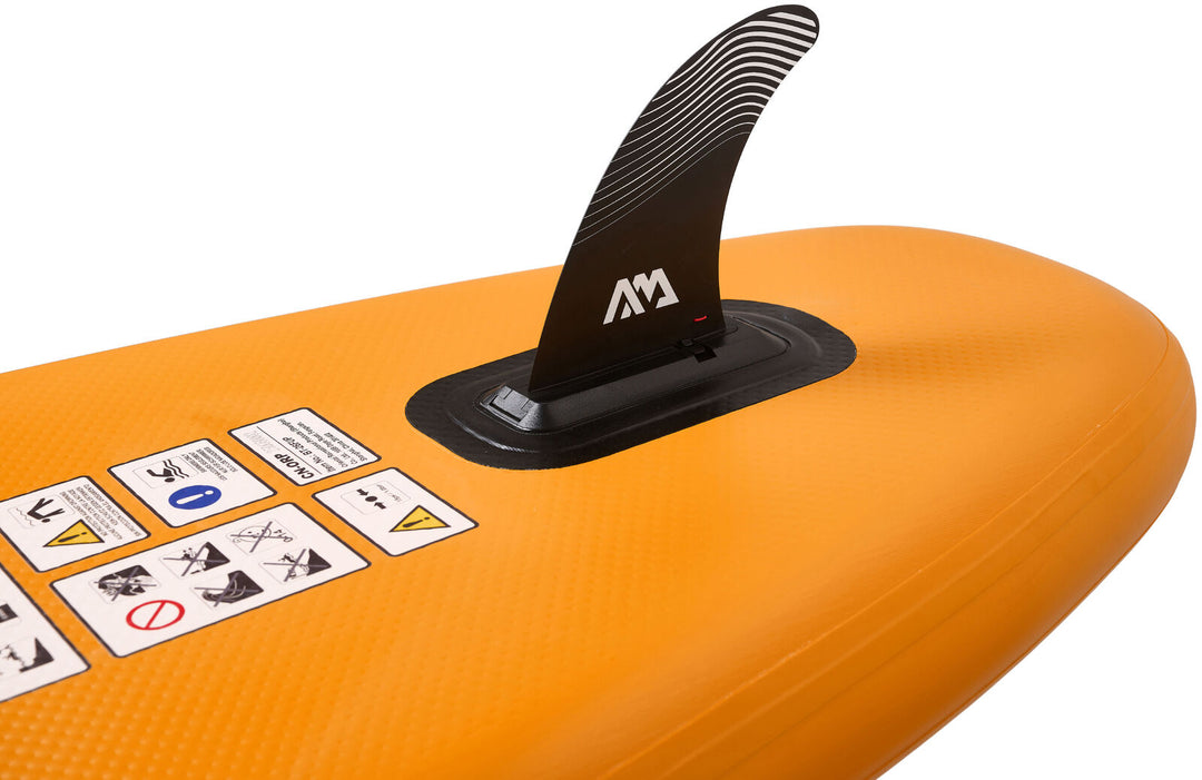 Removable slide-in centre fin fitted to the underside of the Aqua Marina Fusion