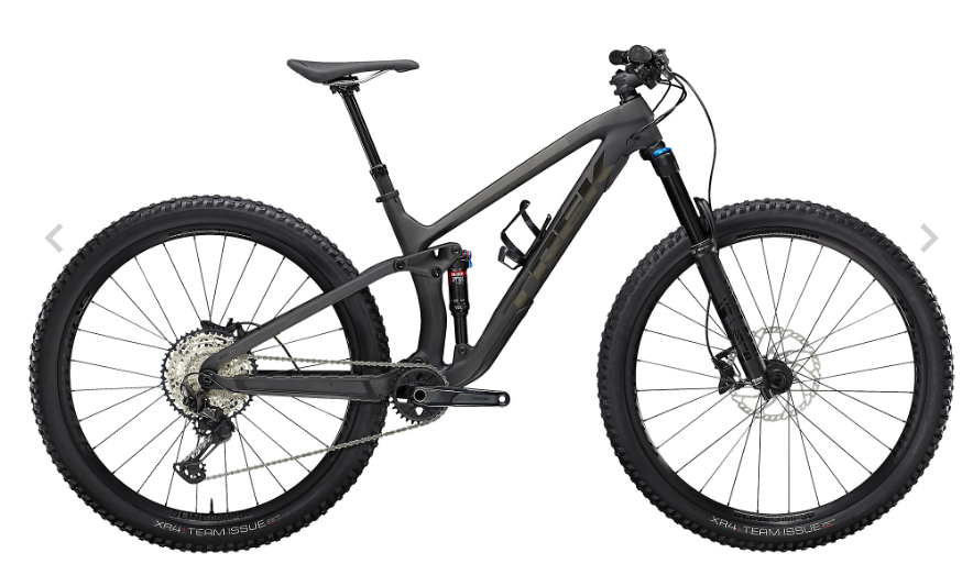 TREK 2022 Fuel EX 9.7 GEN 5 29" front and rear suspension bike - Matte Raw Carbon Mountain Bike