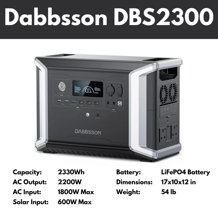 Dabbsson Portable Power Station DBS2300 28GOODS