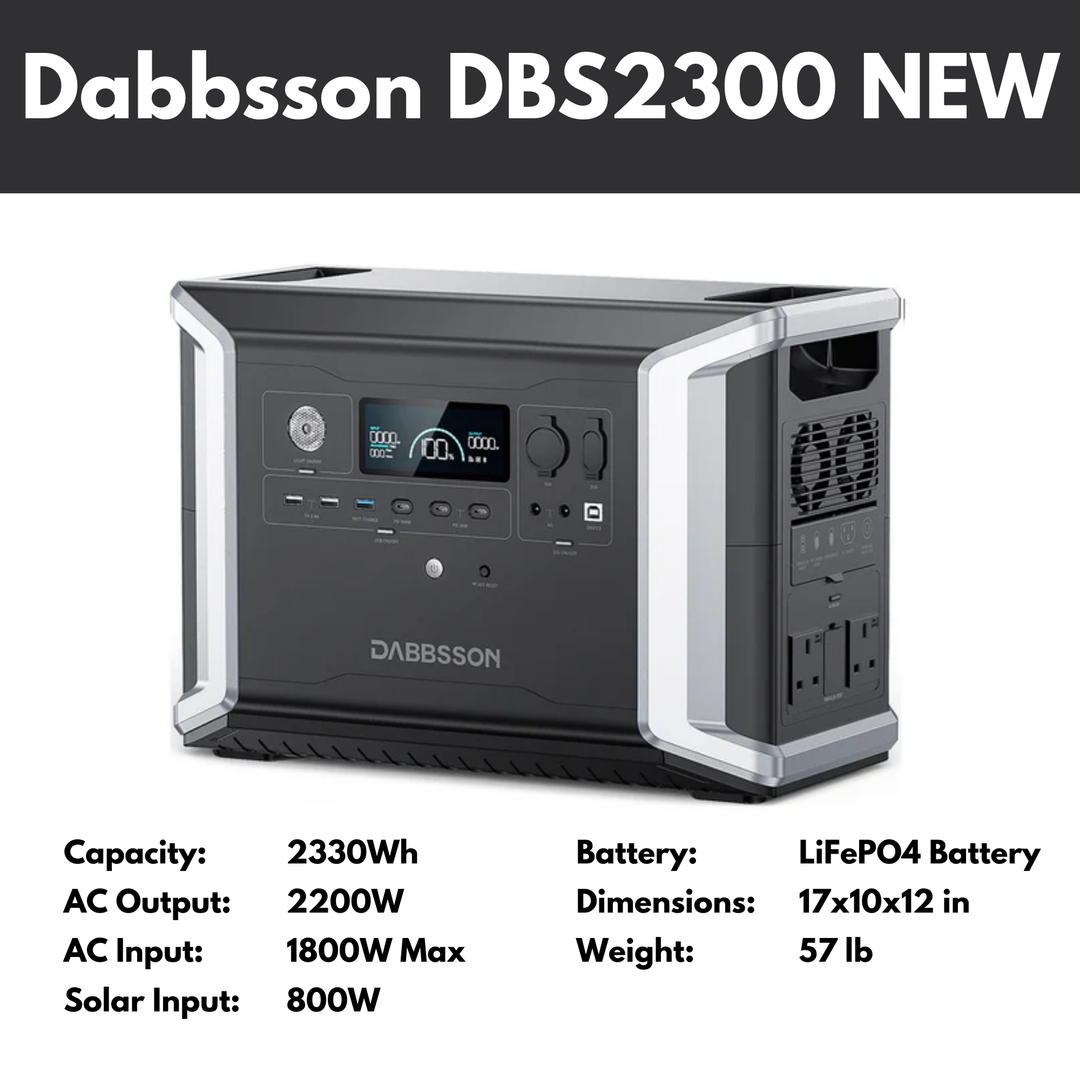 Dabbsson Portable Power Station DBS2300 Plus 28GOODS