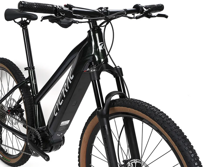 CYCTRAC EC1 eMTB cockpit and Bafang C080 LCD display detail