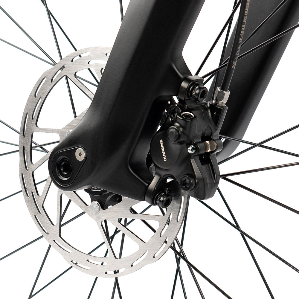 Twitter M10 carbon mountain bike – front hydraulic disc brake