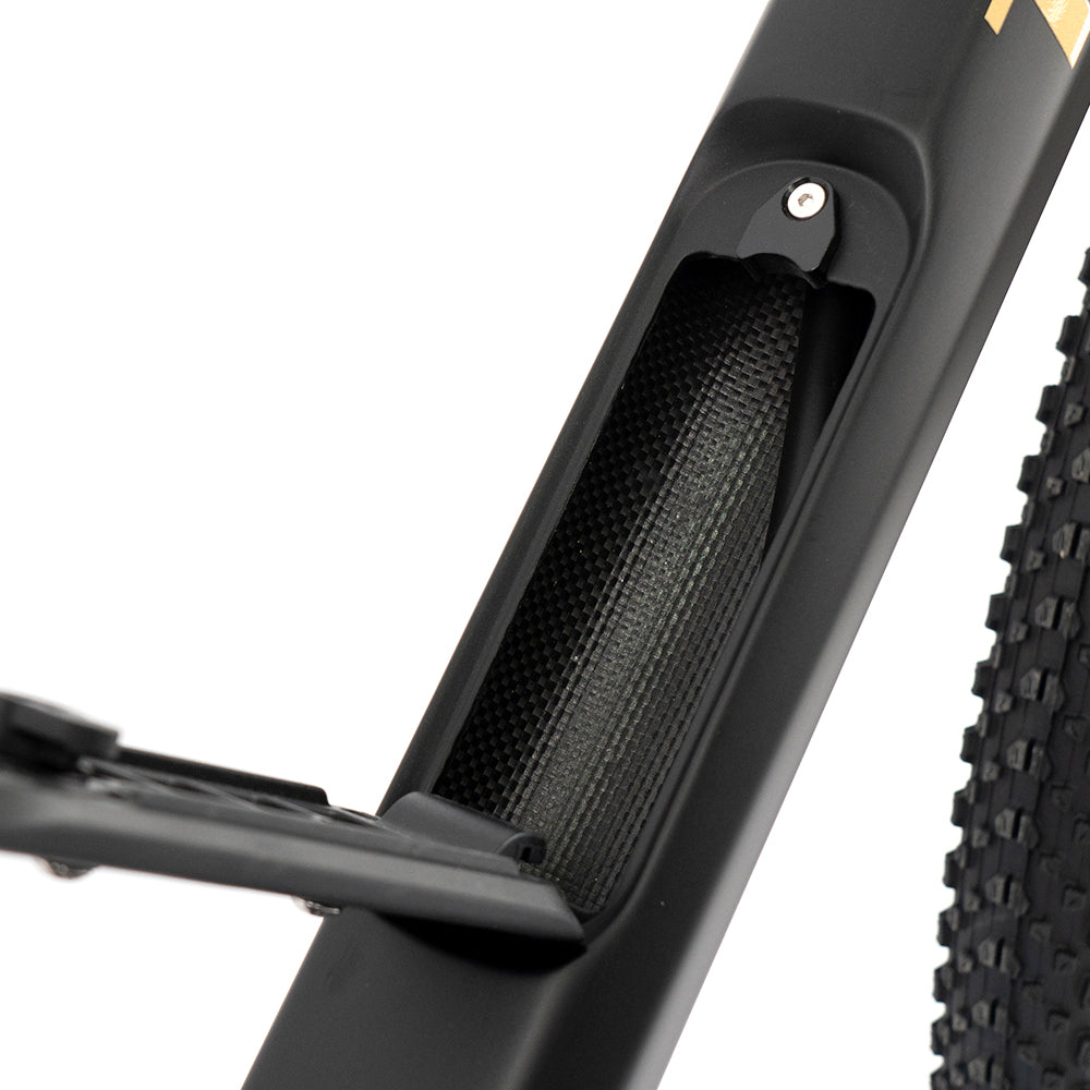 Twitter M10 carbon mountain bike – integrated in-frame storage box