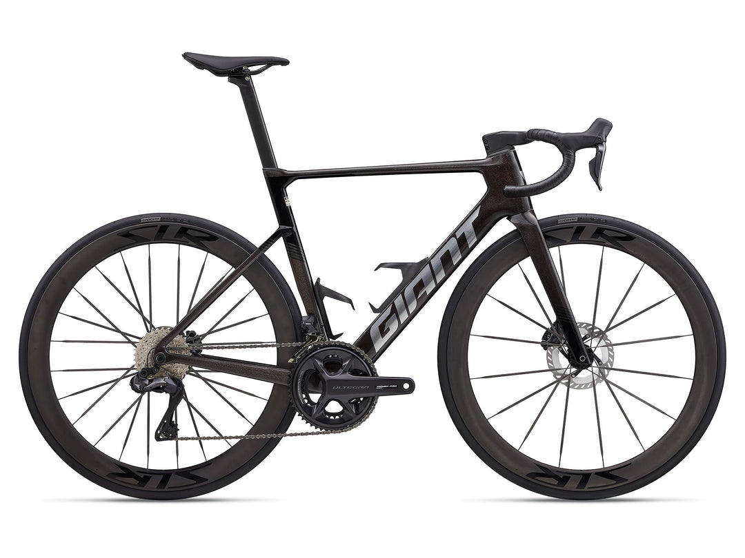 Giant 2027 Propel Advanced Pro 0 Di2 aero road bike in Obsidian Pulse, side view