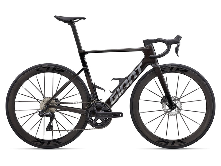 Giant 2027 Propel Advanced Pro 0 Di2 aero road bike in Obsidian Pulse, side view