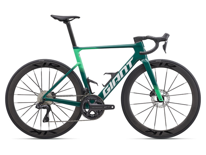 Giant 2027 Propel Advanced Pro 0 Di2 aero road bike in Abyss Teal, side view