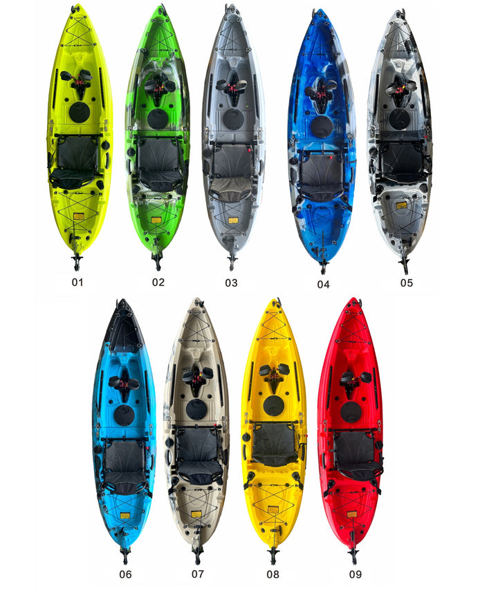 Sit-on-Top Modular Pedal Kayak - 2.7m solo / 4.18m double