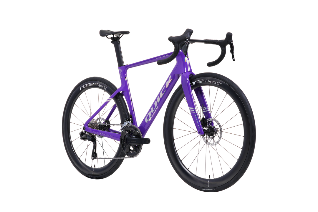 Quick Pro RIME AERO in Amethyst Purple, three-quarter view
