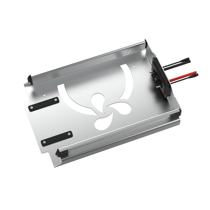 TEMO autoconnect rack, empty, ready to receive a 2.3 kWh battery cassette