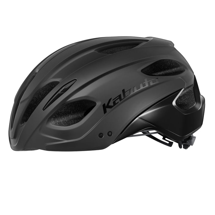 OGK Kabuto REZZA-3 cycling helmet – Two-Tone Black, side view