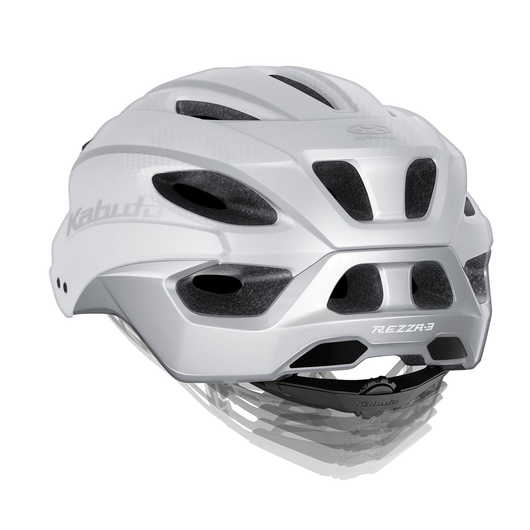OGK Kabuto REZZA-3 helmet – REZAB suspended adjuster close-up
