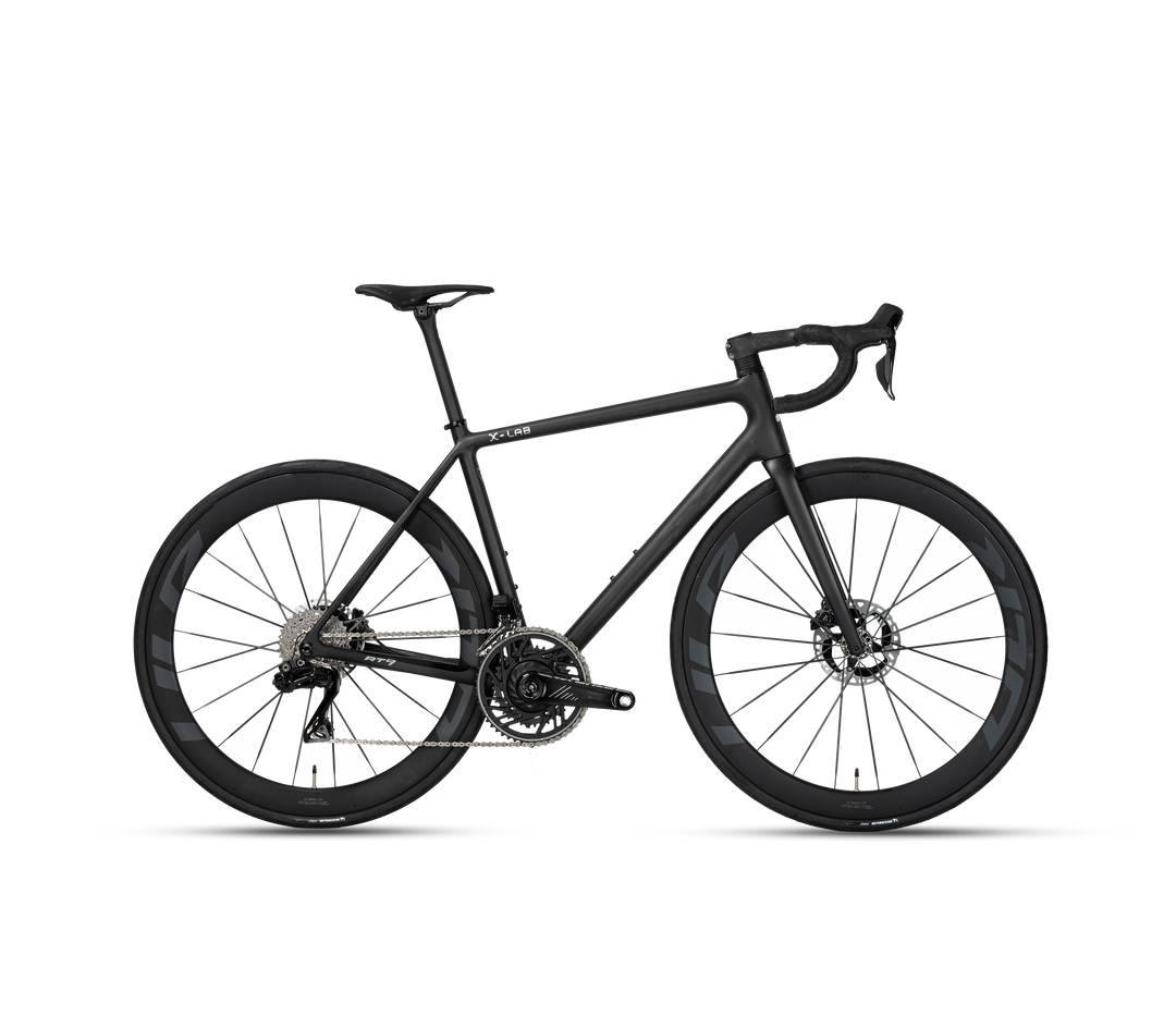 XDS X-LAB RT9 Dura-Ace Di2 road bike – studio side view on white
