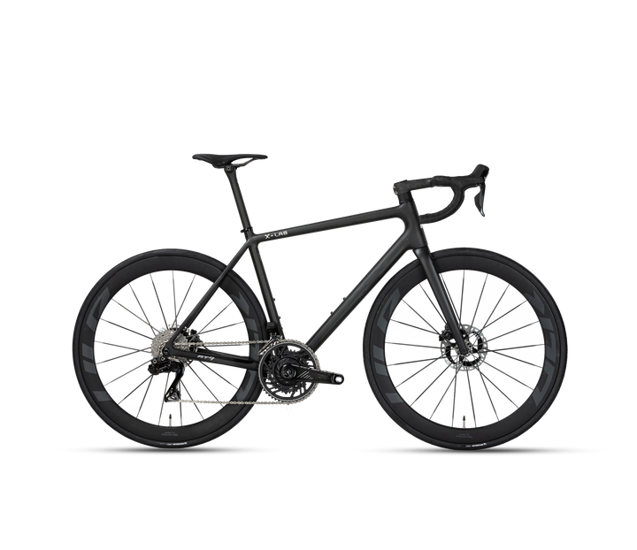 XDS X-LAB RT9 Dura-Ace Di2 road bike – studio side view on white