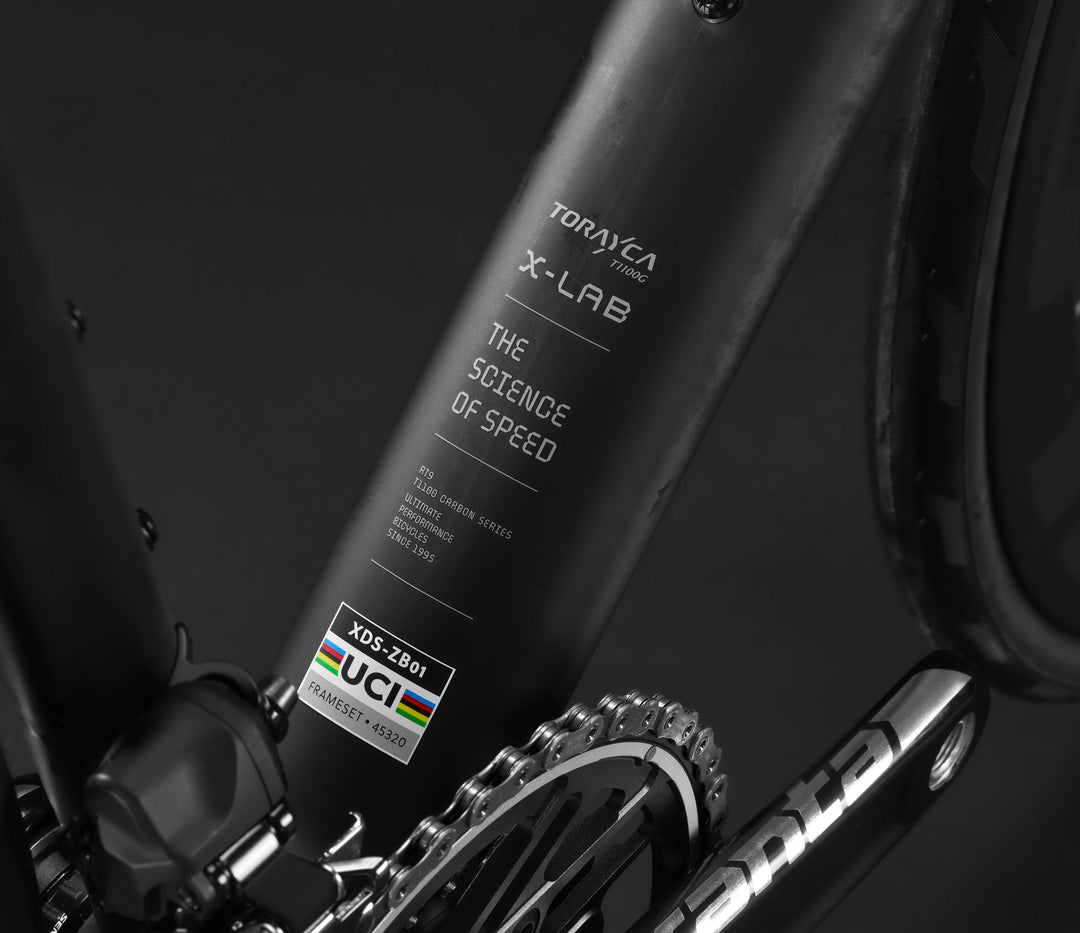 XDS X-LAB RT9 – Toray T1100 carbon seat tube detail
