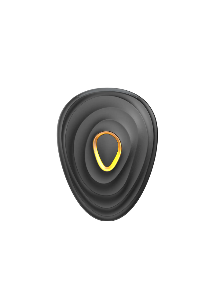 Stryd 5.0 running power meter clipped onto a running shoe