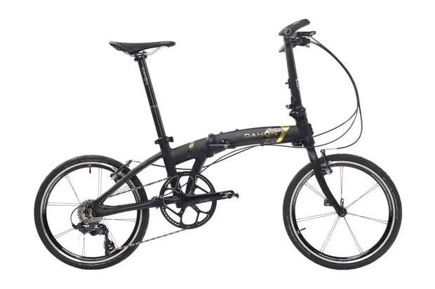 DAHON MU LX FOLDING BIKE-PKA015-BLACK/GOLD-20"(DISC BRAKE)
