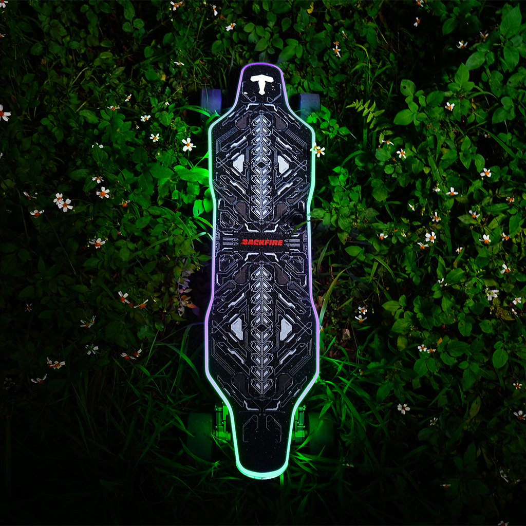 Backfire Zealot X2 Gear Drive Electric Skateboard with Major V3 Remote