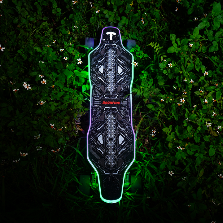 Backfire Zealot X2 Gear Drive Electric Skateboard with Major V3 Remote