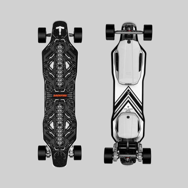 Backfire Zealot X2 Gear Drive Electric Skateboard with Major V3 Remote
