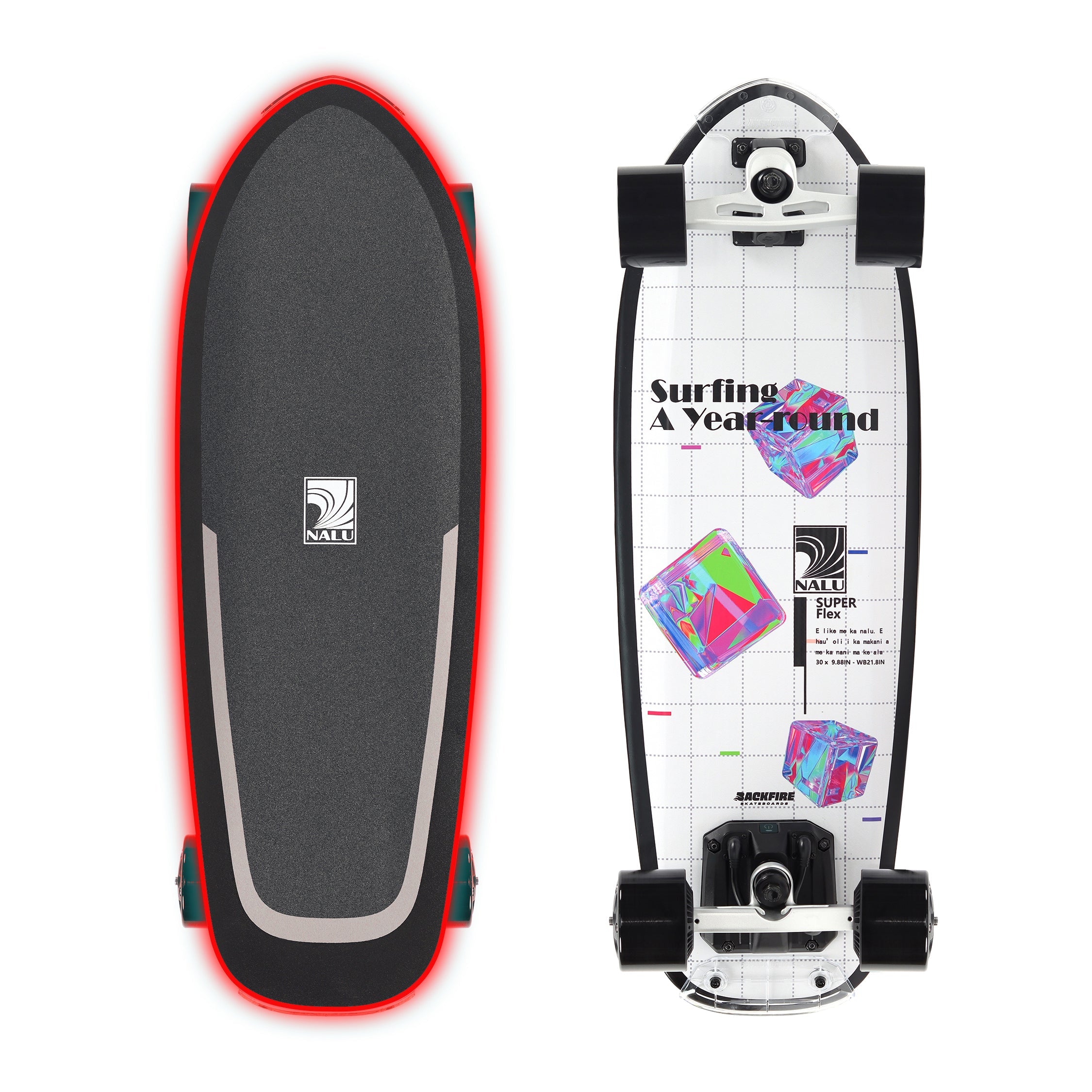 Backfire Nalu Electric Surf Skate with R5s Remote Backfire Nalu Electric Surf Skate with R5s Remote